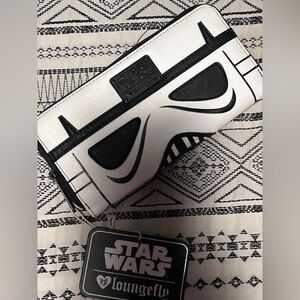 Loungefly Star Wars Stormtrooper Wallet in Black and White